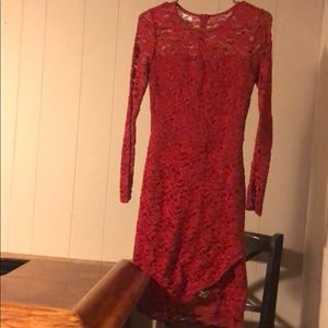 Long sleeve lace dress